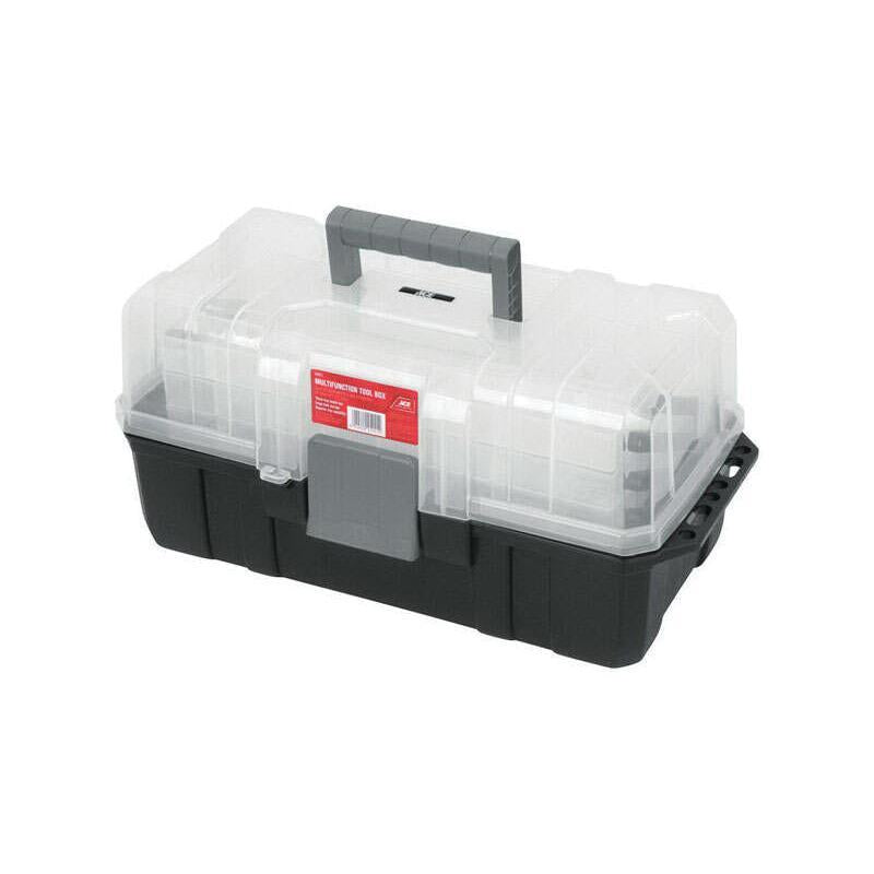 6 tray cantilever tackle box ACE® ACE320309 Cantilever Tool Box, 7-7/8 in W, 6-1/4 in H, 3-Compartm –  Jackson's Hardware