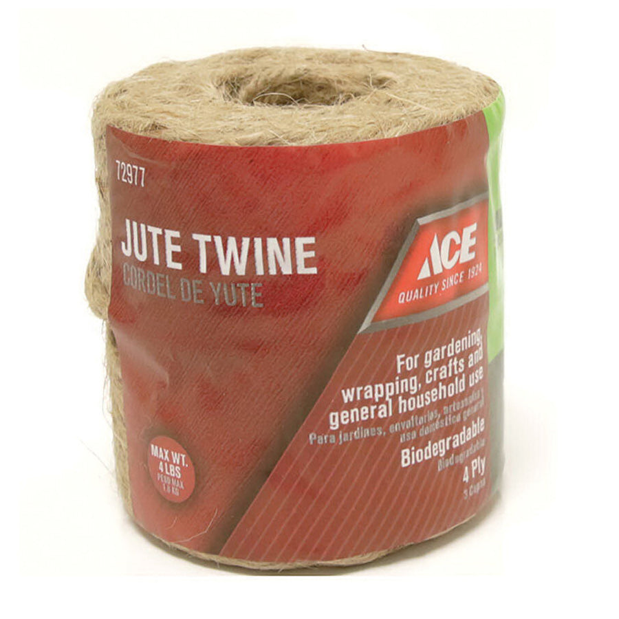 Ace 147 ft. L Natural Twisted Jute Twine