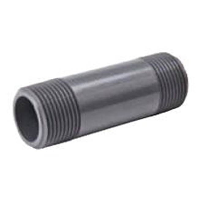 B&K™ 407-080 Nipple, 1-1/2 in MIP x 1-1/2 in MIP, 8 in, PVC