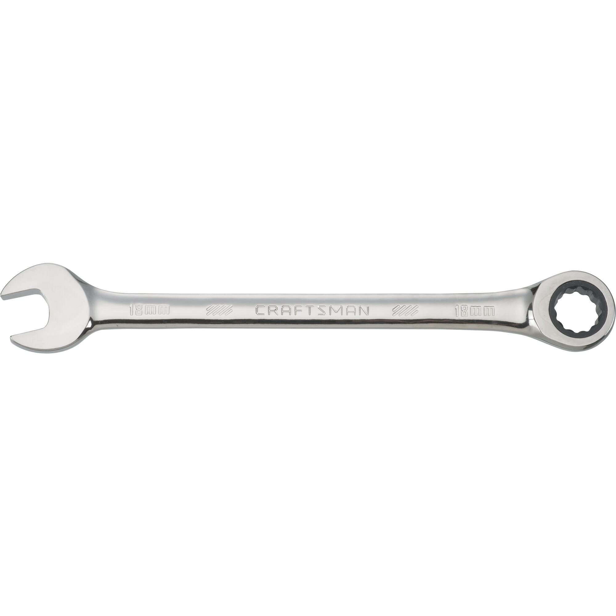Craftsman 18 mm 12 Point Metric Ratcheting Wrench, 9.1 in. Length