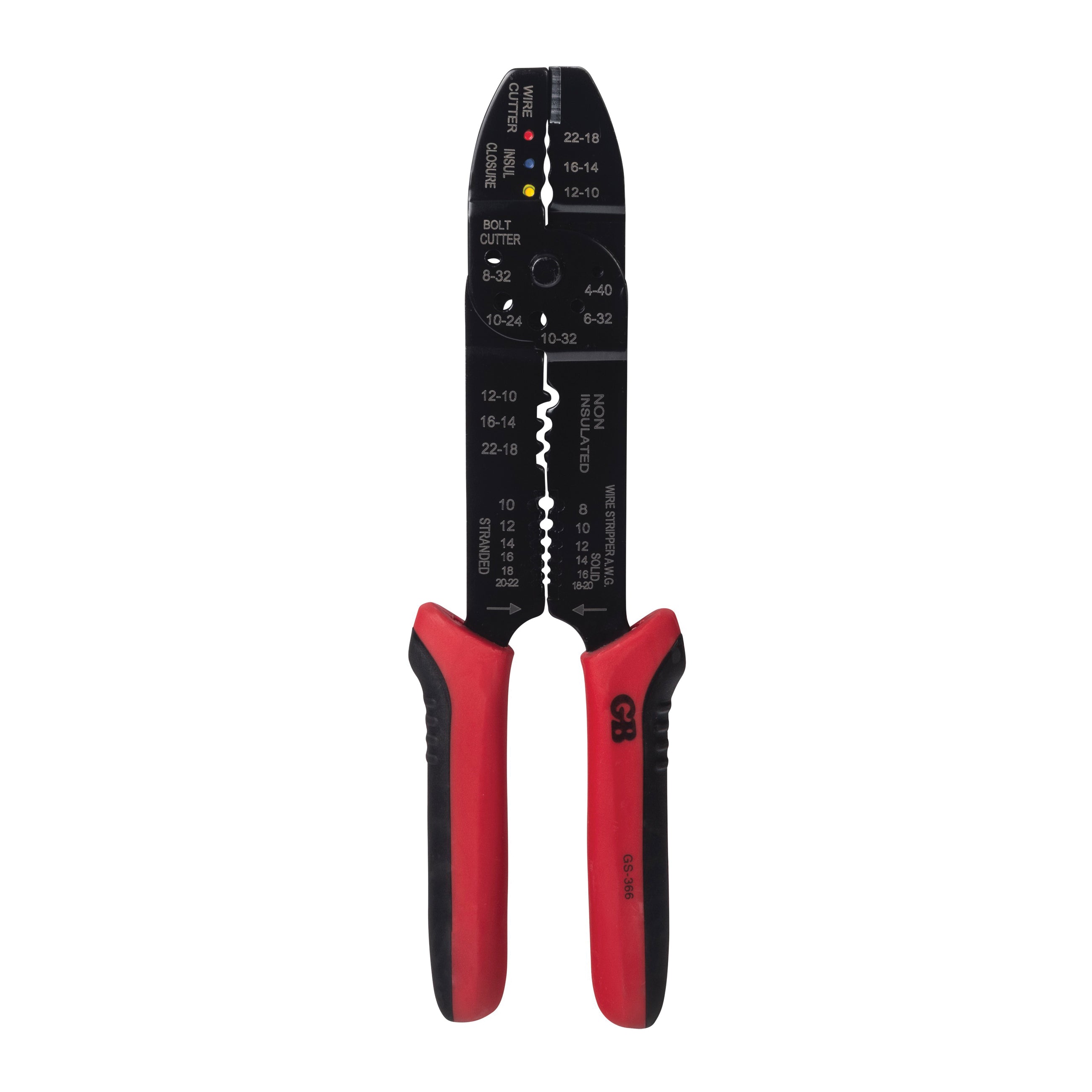 大特価 GB® GS-366 Crimper and Stripper Multi-Tool, Steel Body その他