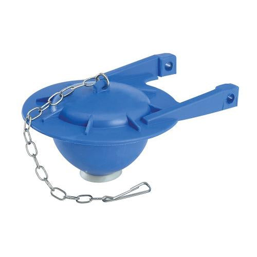 Korky® 2022BP Toilet Flapper, Rubber, Blue, For Use With