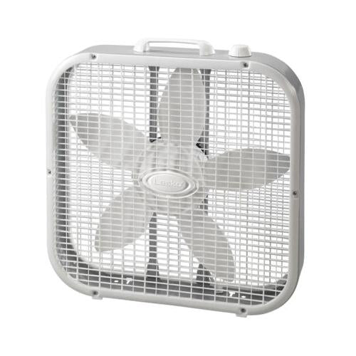 Lasko® 3733 Air Circulating Box Fan, 75 W, 1820 cfm, White Housing