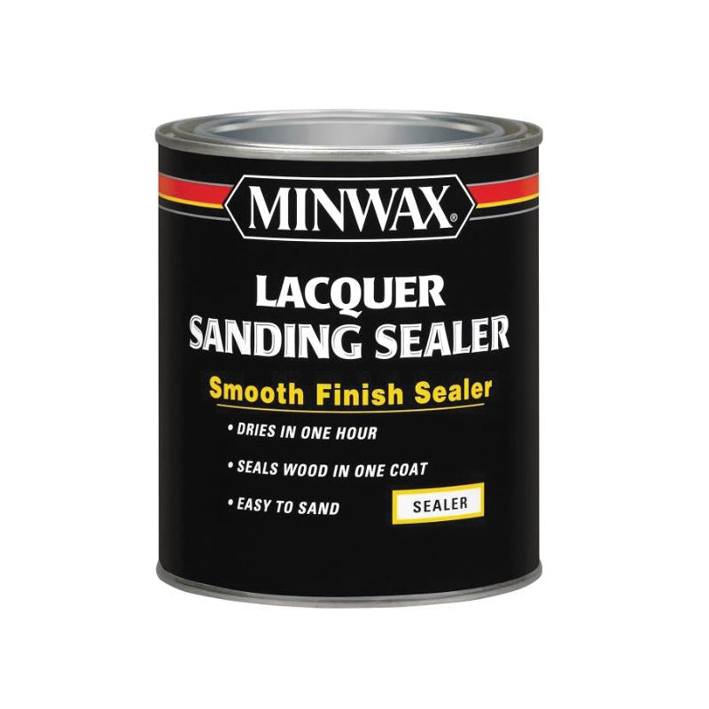 MINWAX® 152150000 Interior Lacquer Sanding Sealer, Clear, 125 sq