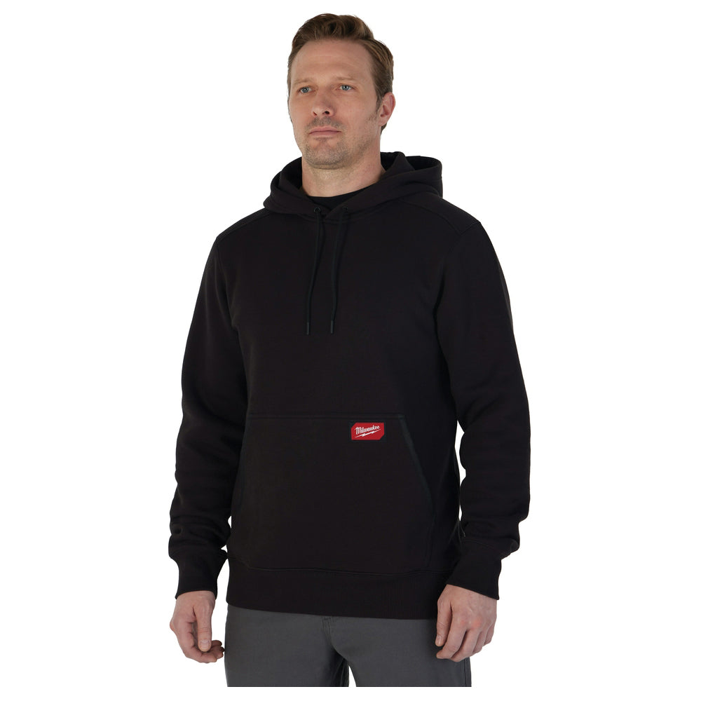 Milwaukee Men's Large Black Midweight Cotton/Polyester Long-Sleeve Pullover Hoodie (2-Pack)