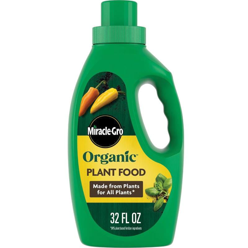 Miracle-Gro® Organic™ 3035806 Plant Food, Liquid, Brown, 39 oz, Bottle –  Jackson's Hardware