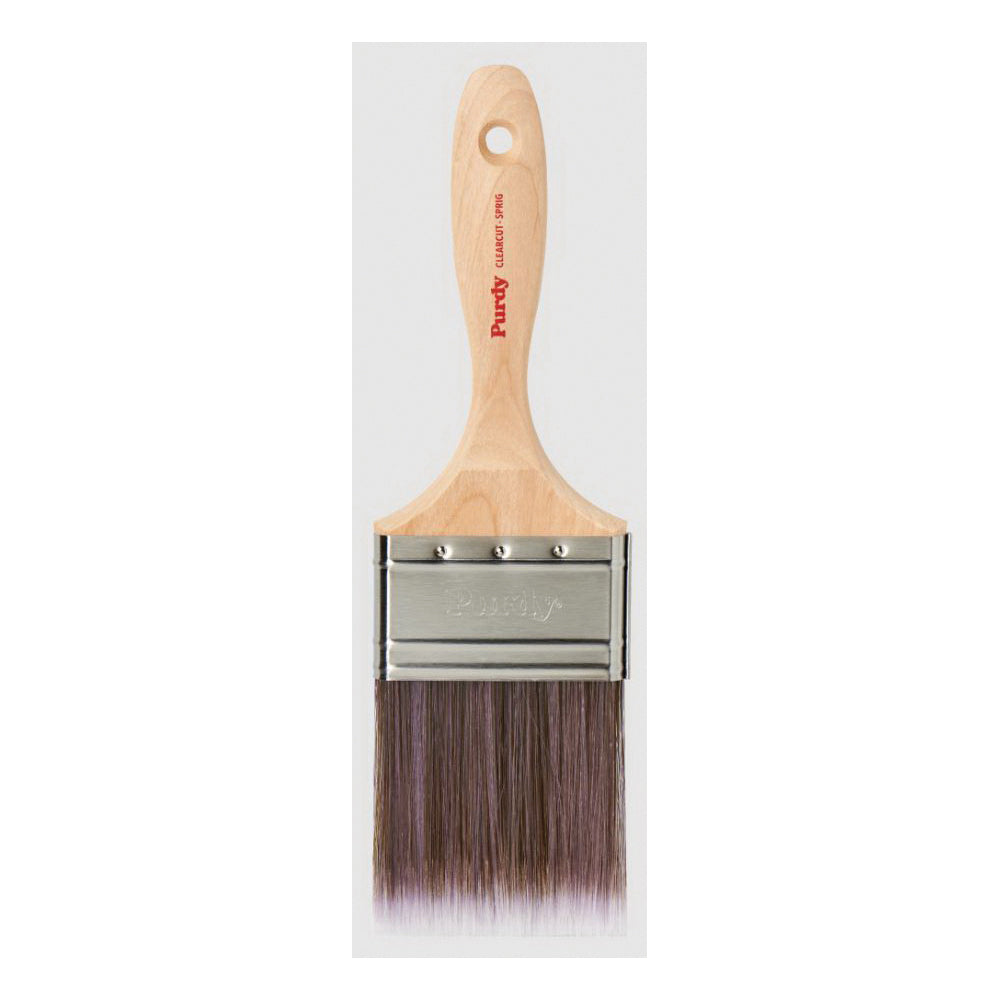 Purdy XL Sprig Nylon- Polyester Blend Flat 3-in Paint Brush