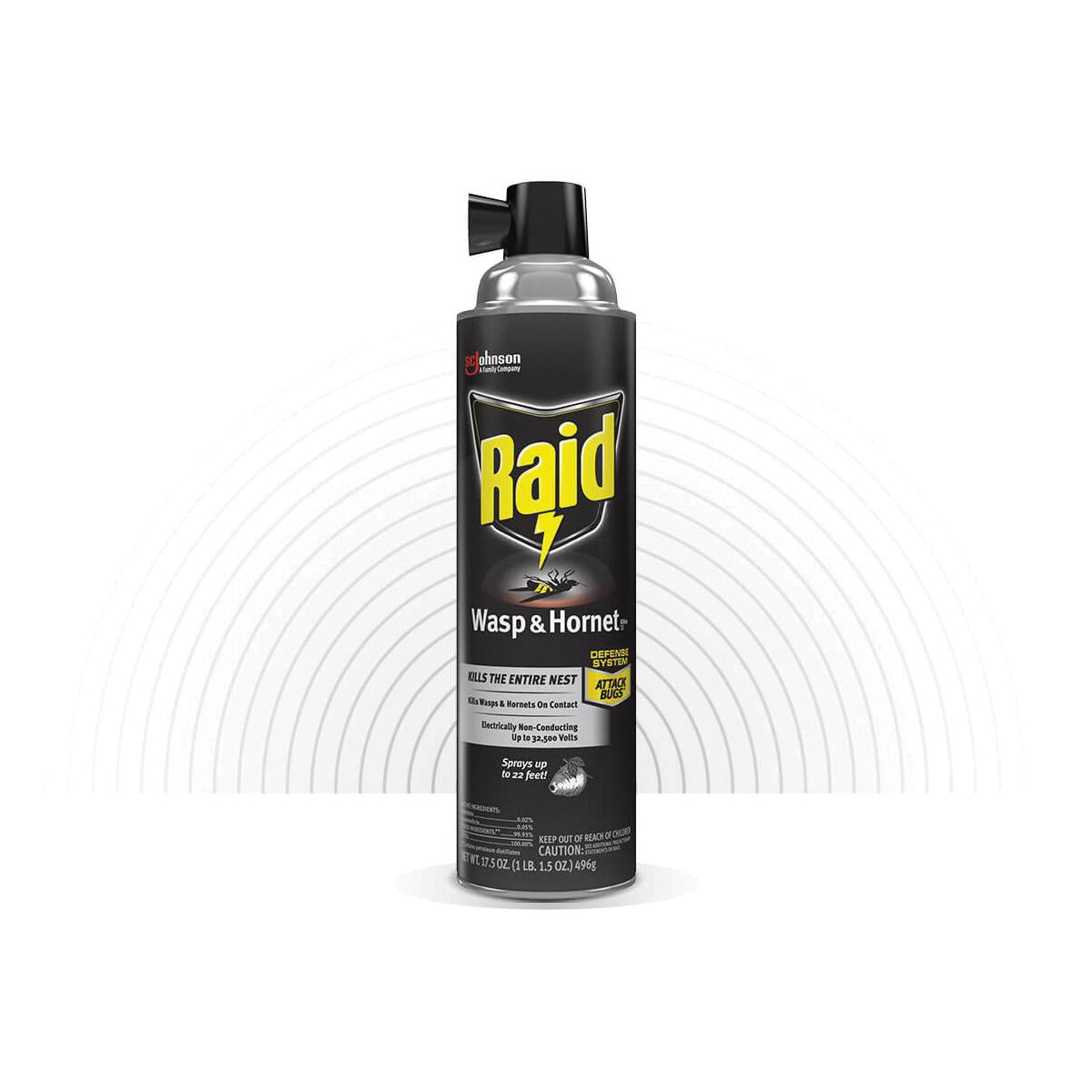 Raid® 51367 Wasp and Hornet Killer, Liquid, Outdoor, Sprayer Applicati – Jackson's Hardware