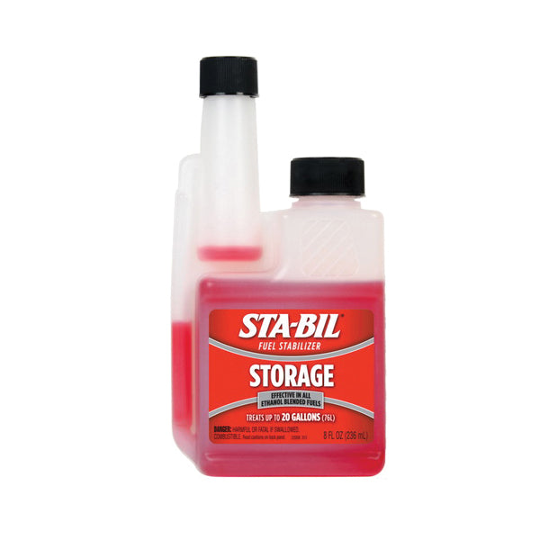 STA-BIL® 22208 Fuel Stabilizer, 8 oz, Bottle, Liquid, Red