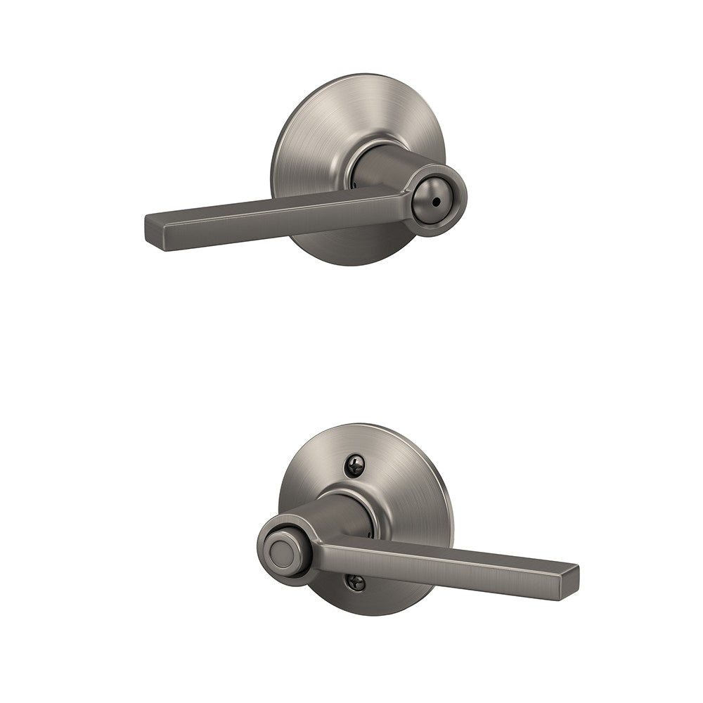 Schlage® F Series F40 V LAT 619 Latitude Lever Bed and Bath Lock
