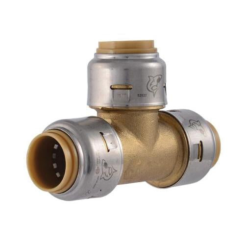 SharkBite 1/2 In. Push X 1/2 In. Dia. Push Brass Coupling - Foto 2