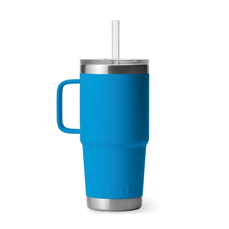 YETI® Rambler® Series 21071502678 Mug, 25 oz Capacity, Straw Lid