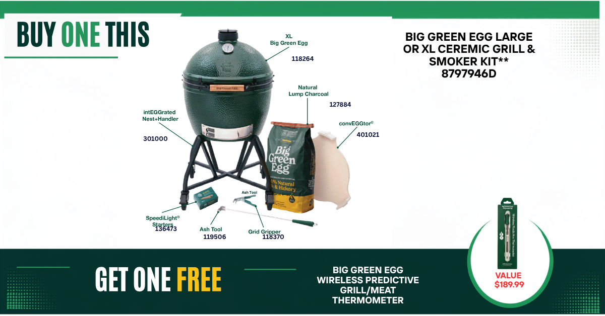 Jackson's Hardware Big Green Egg September promotion