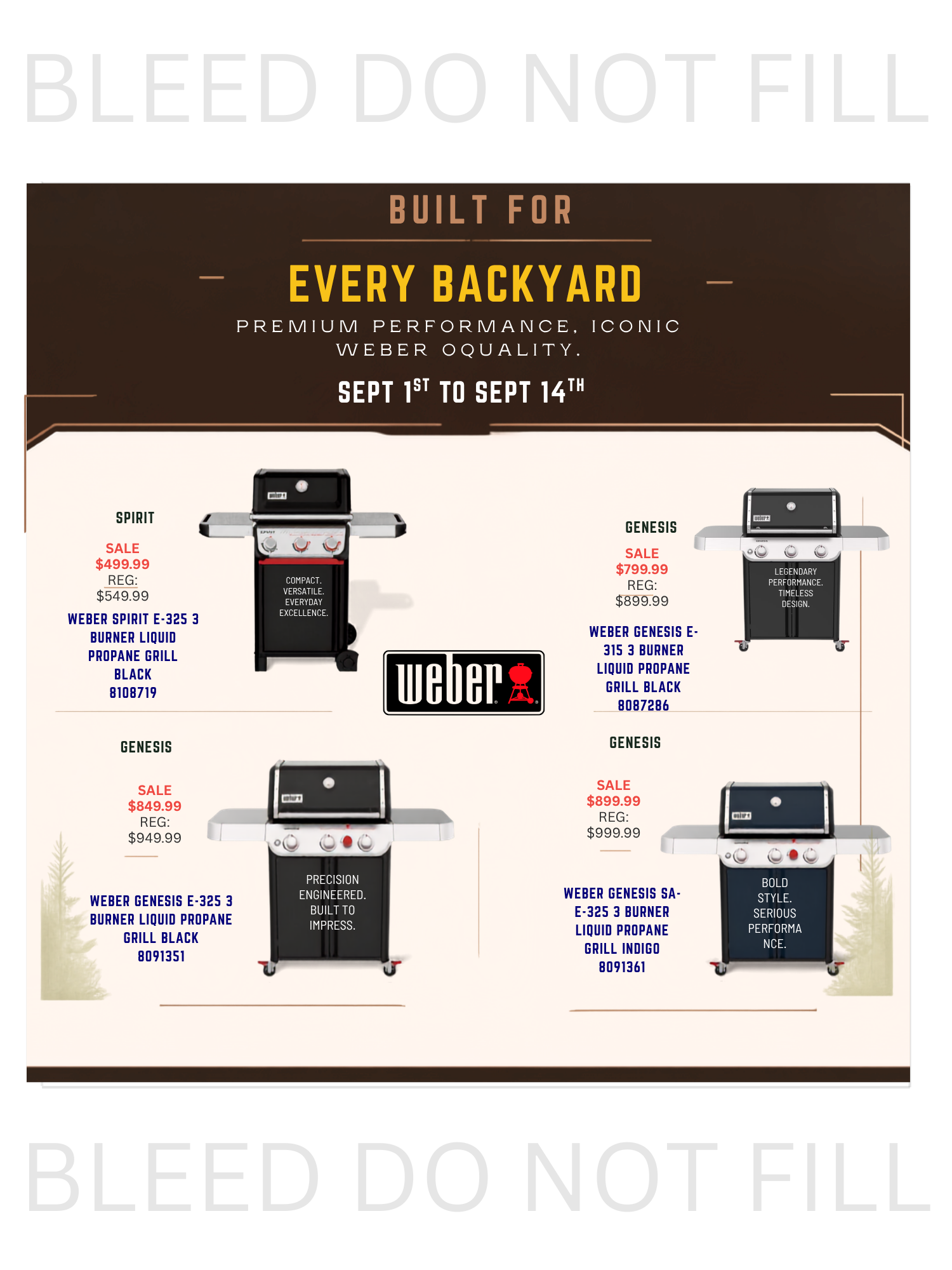 Jackson's Hardware Weber September mobile promotion