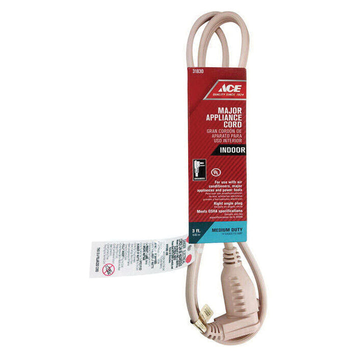 ACE® 1AC-001 Appliance Cord – Jackson's Hardware