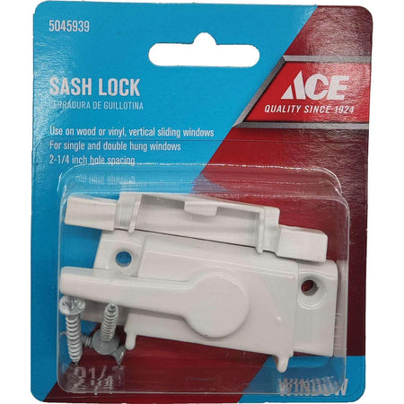 Ace Shell Lock ACE® 5045939 Sash Lock, White, For Use With: Vinyl Windows – Jackson's ...