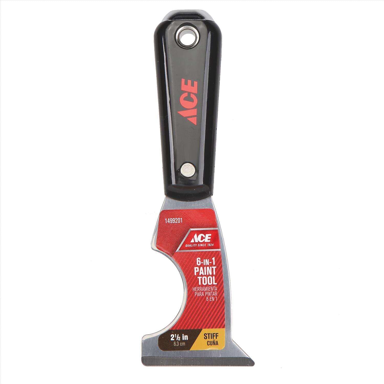 ACE® 6011152 Paint Scraper, 2-1/2 in W Blade, Steel Blade, Polypropyle ...