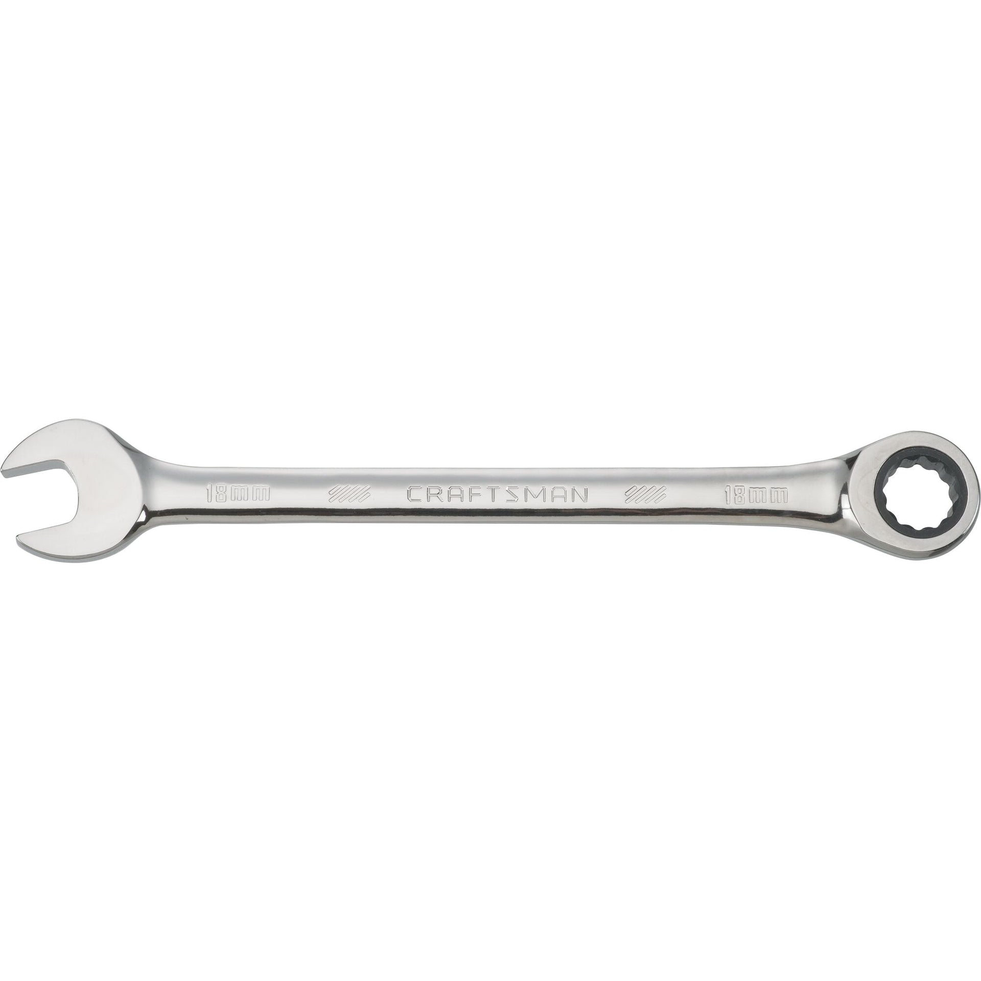 Craftsman 18 mm 12 Point Metric Ratcheting Wrench, 9.1 in. Length