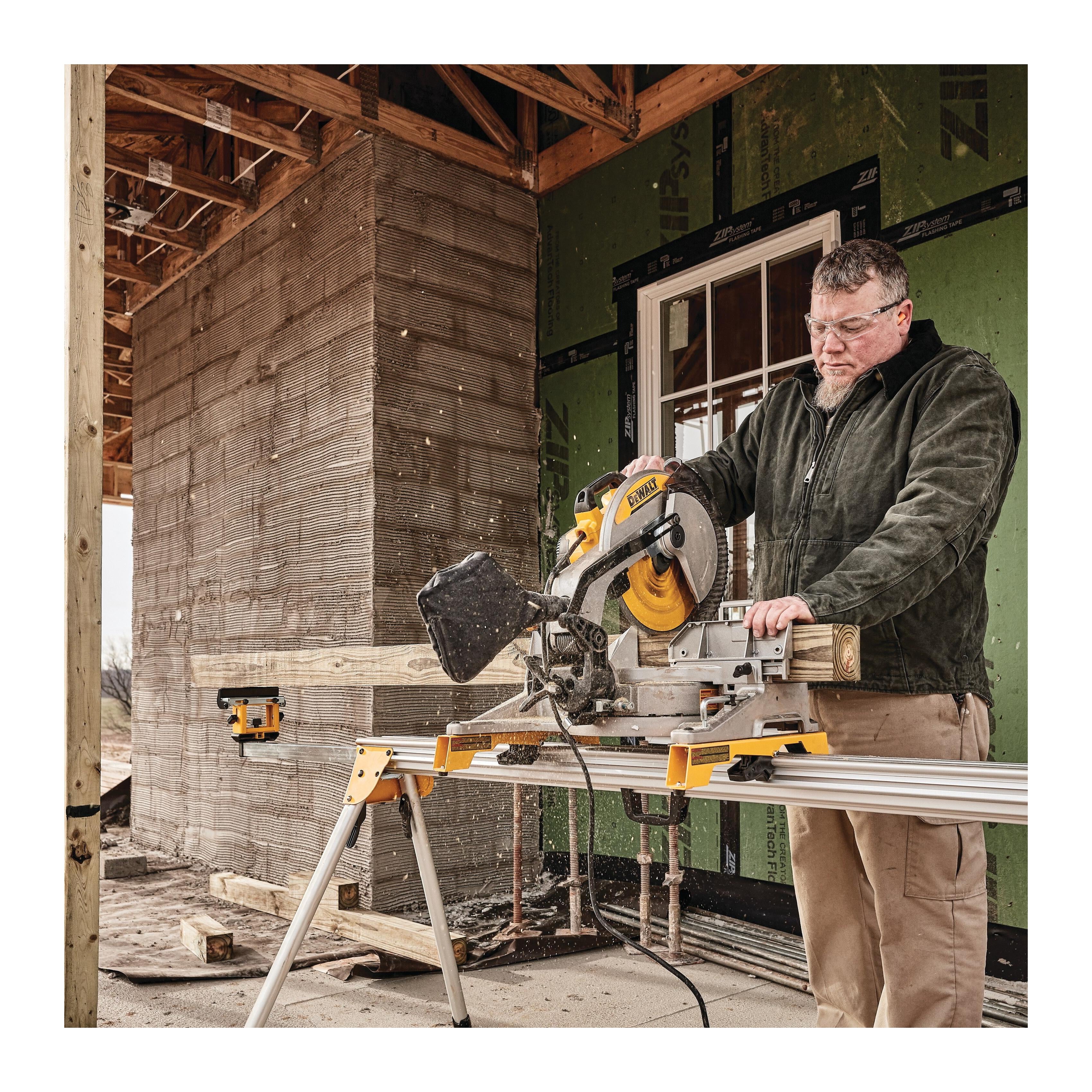 DeWALT® DWS715 Compound Miter Saw, Tool/Kit: Tool, 12 in Dia Blade