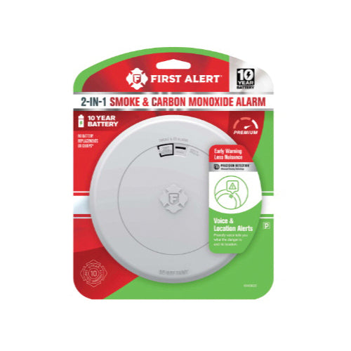 FIRST ALERT 1046803 2-in-1 Smoke and Carbon Monoxide Alarm