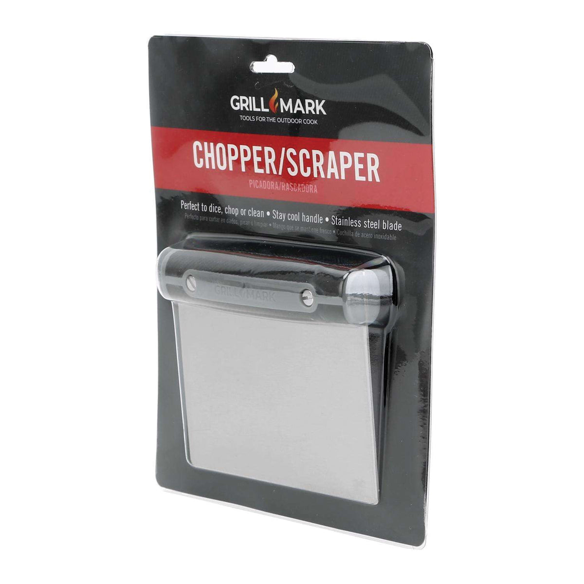 Grill Scraper Razor Grill Mark 08805ACE Grill Scraper, Stainless Steel Blade, Plastic Hand ...