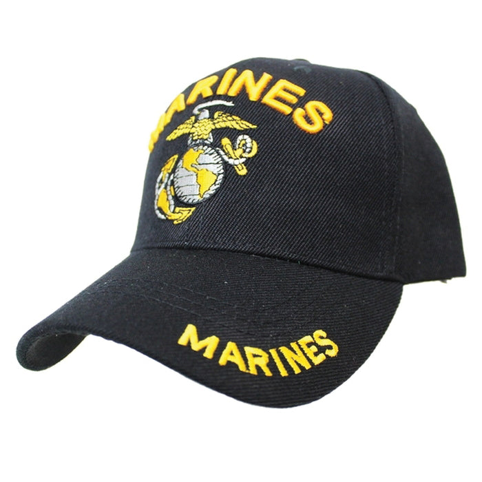 JWM Wholesale 06995 Adjustable US Marine Cap, Unisex, Fully