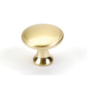 Laurey 53904 Knob, 1-3/8 in Dia, Zinc Alloy, Satin Brass – Jackson's ...