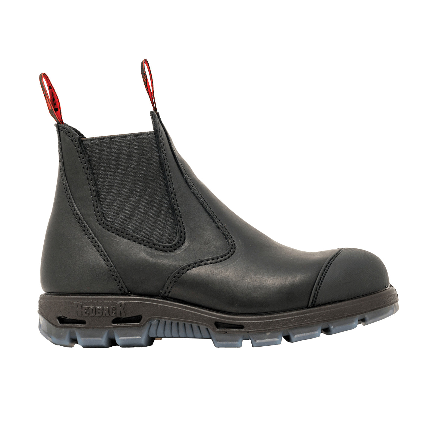 Redback Boots® USBBKSC12 Work Boots, 12, Black Oil Kip, Steel Toe