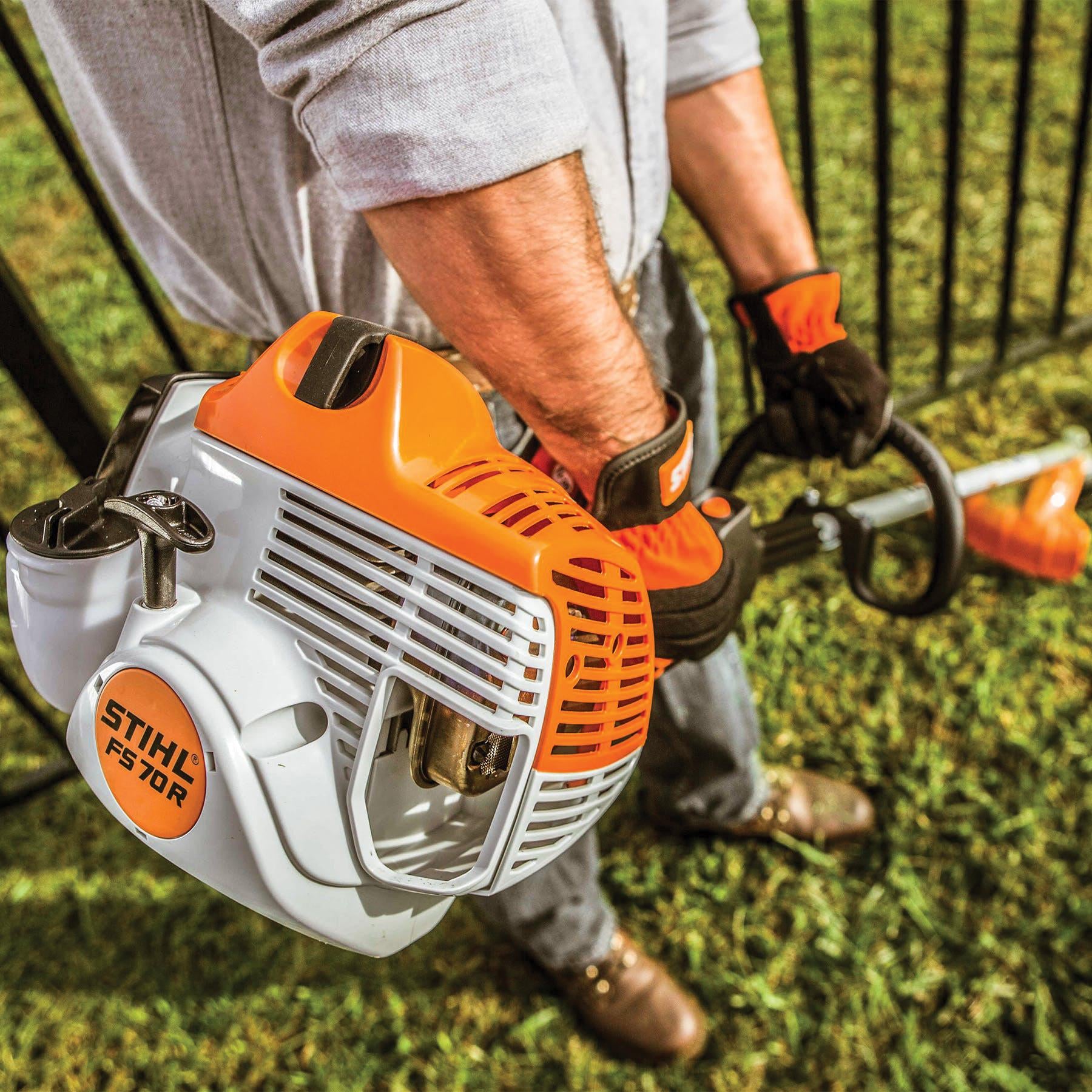 STIHL FS70R-Z Brush Cutter, 16-1/2 in W Cutting, 27.2 cc Engine