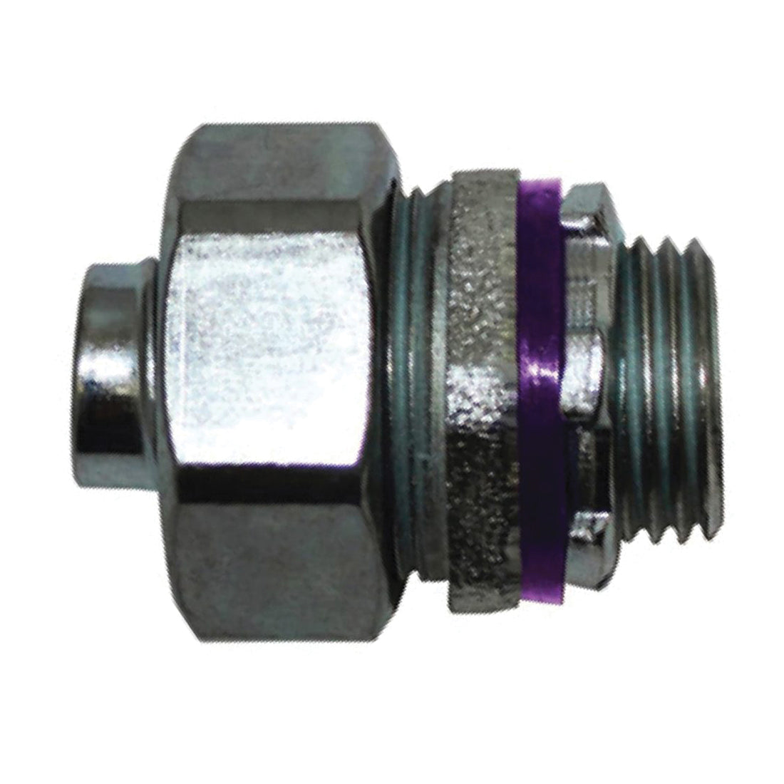 Sigma® 45760 Liquidtight Connector, 1/2 in Trade, Iron, Zinc