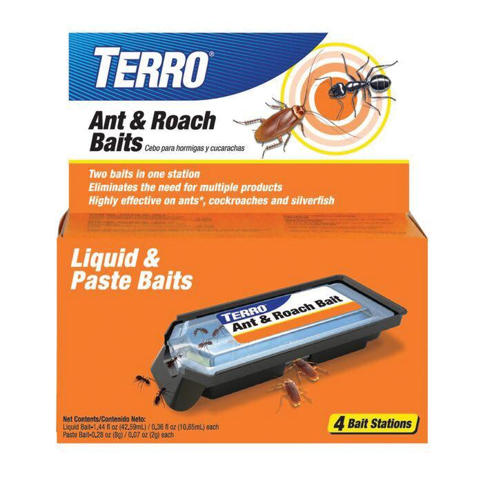 TERRO® T360 Ant and Roach Bait, Solid, Cookie Dough, Attracts: Ant, Ro ...