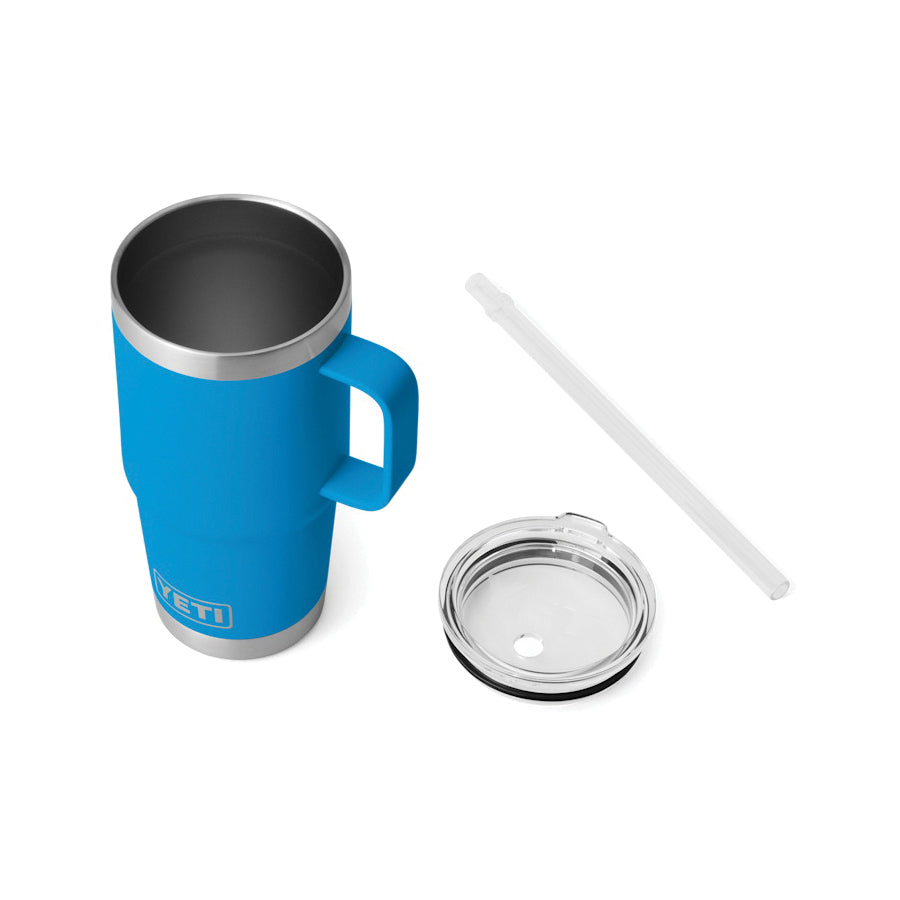 YETI® Rambler® Series 21071502244 Mug, 25 oz Capacity, Straw