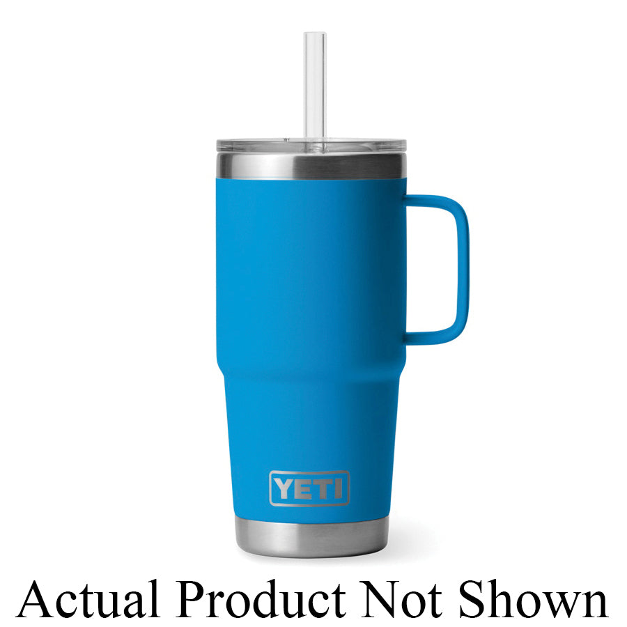 YETI® Rambler® Series 21071502244 Mug, 25 oz Capacity, Straw