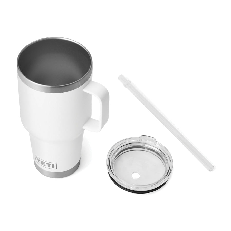 YETI Rambler 35 oz Mug 新品未使用品 Yeti Rambler 35 oz Mug with Straw Lid Overview | White