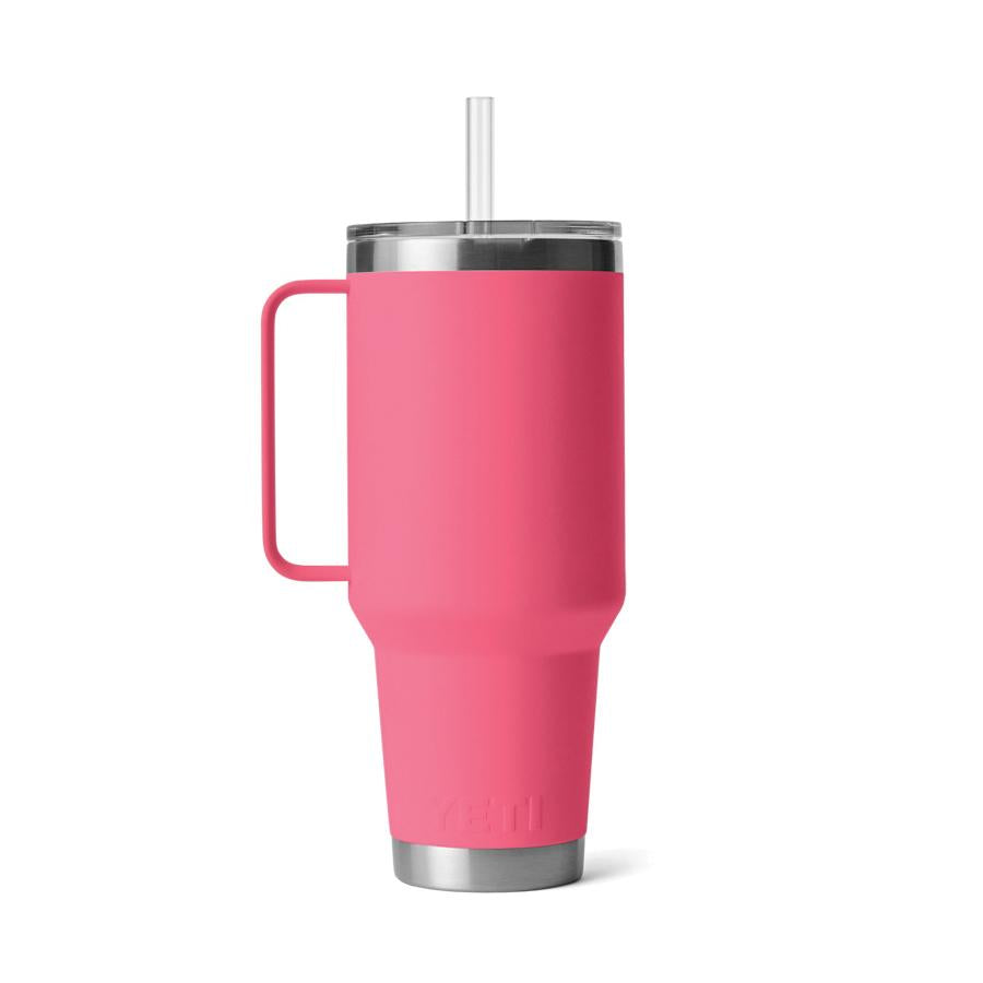 YETI Rambler 10 oz Mug パワーピンク YETI® Rambler® Series 21071503011 Mug, 42 oz Capacity, Straw Lid