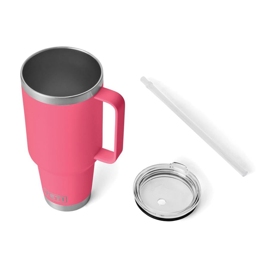 YETI® Rambler® Series 21071503011 Mug, 42 oz Capacity, Straw Lid