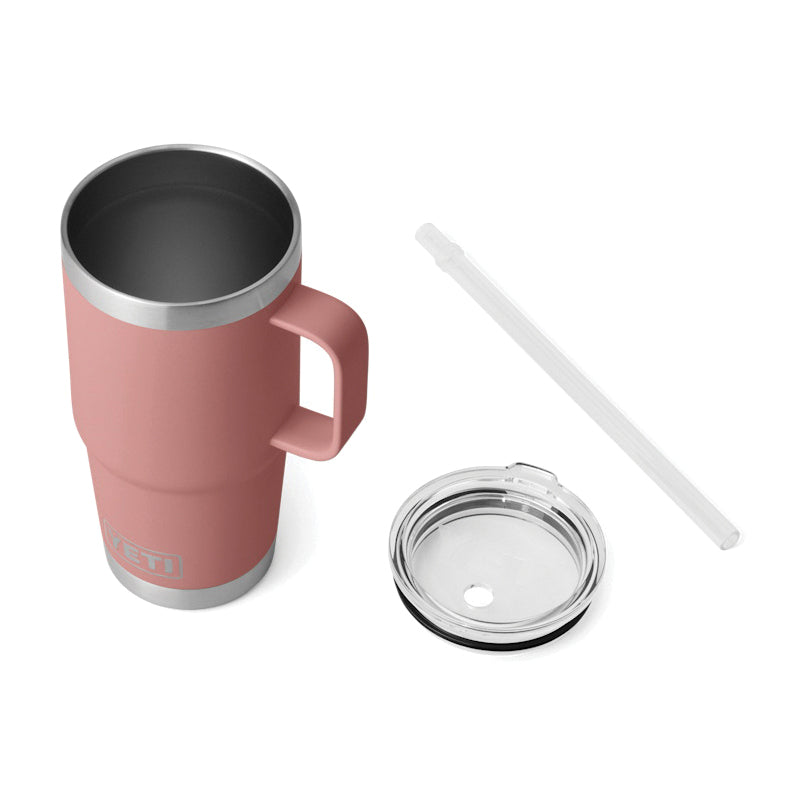 YETI® Rambler® Series 21071503347 Mug, 25 oz Capacity, Straw