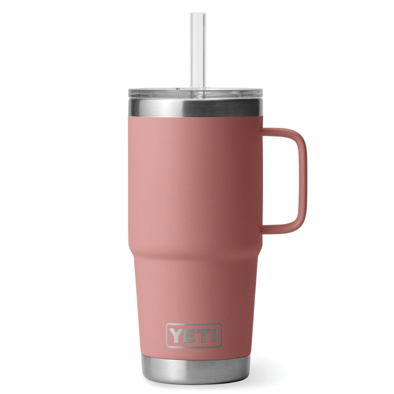 YETI® Rambler® Series 21071503347 Mug, 25 oz Capacity, Straw