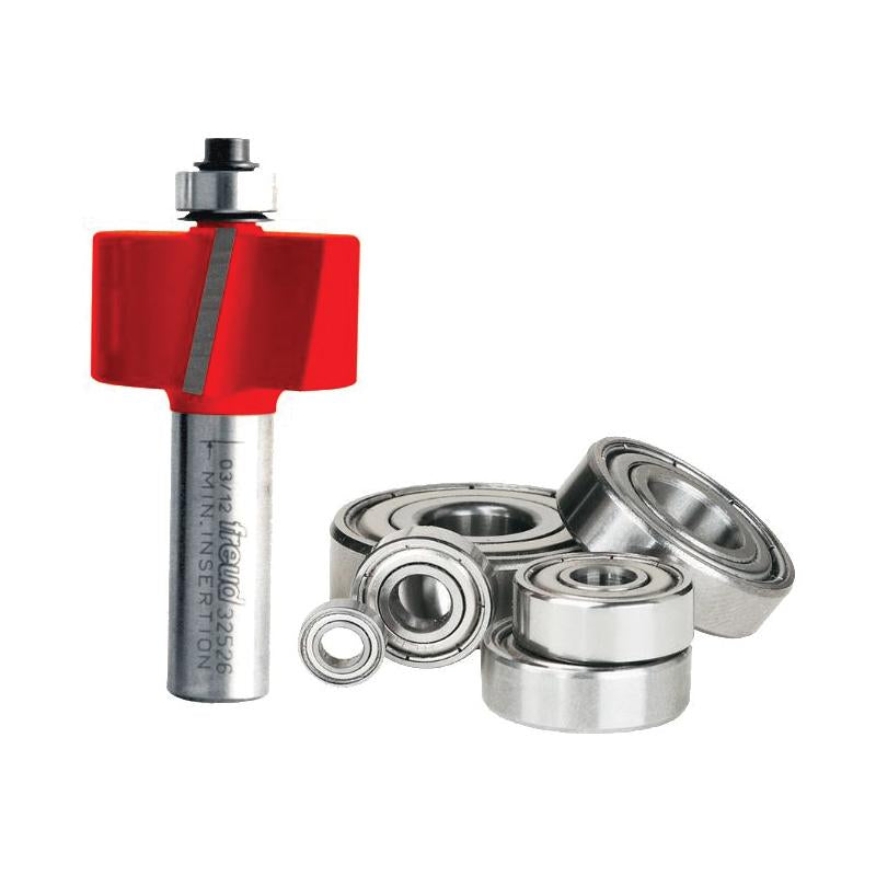 freud® 32-526 Depth Rabbet Bit Set, 1-3/8 in Dia Cutting, 3/4 in L Cut ...